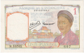 French Indochina 1 Piastre, (1936)